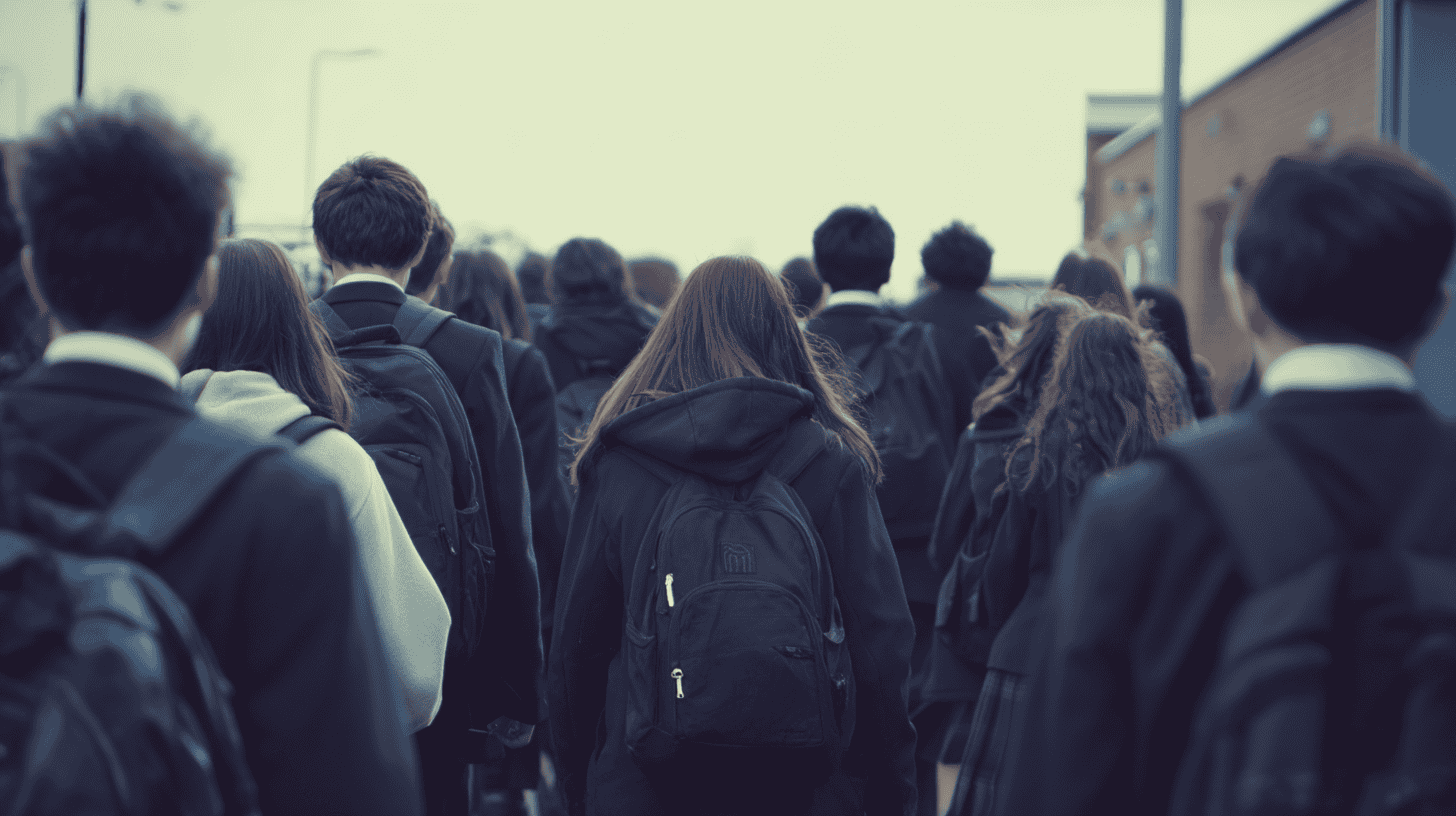 High school students heading into high school.